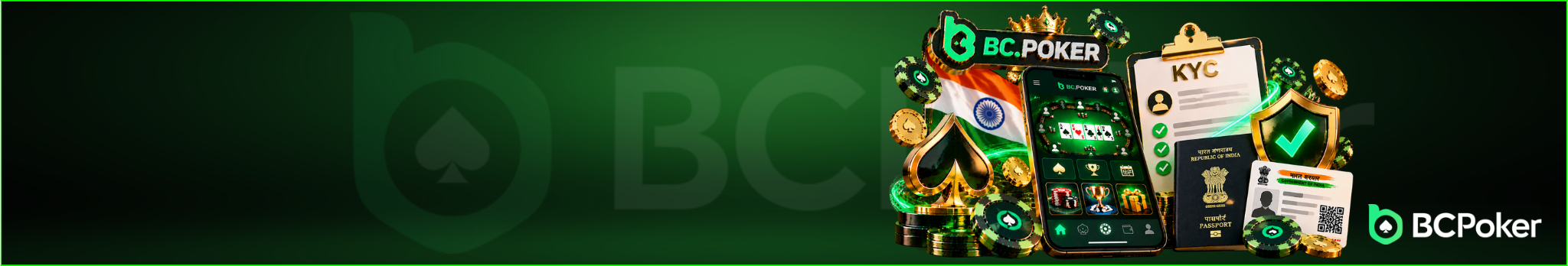BCPoker India KYC verification banner
