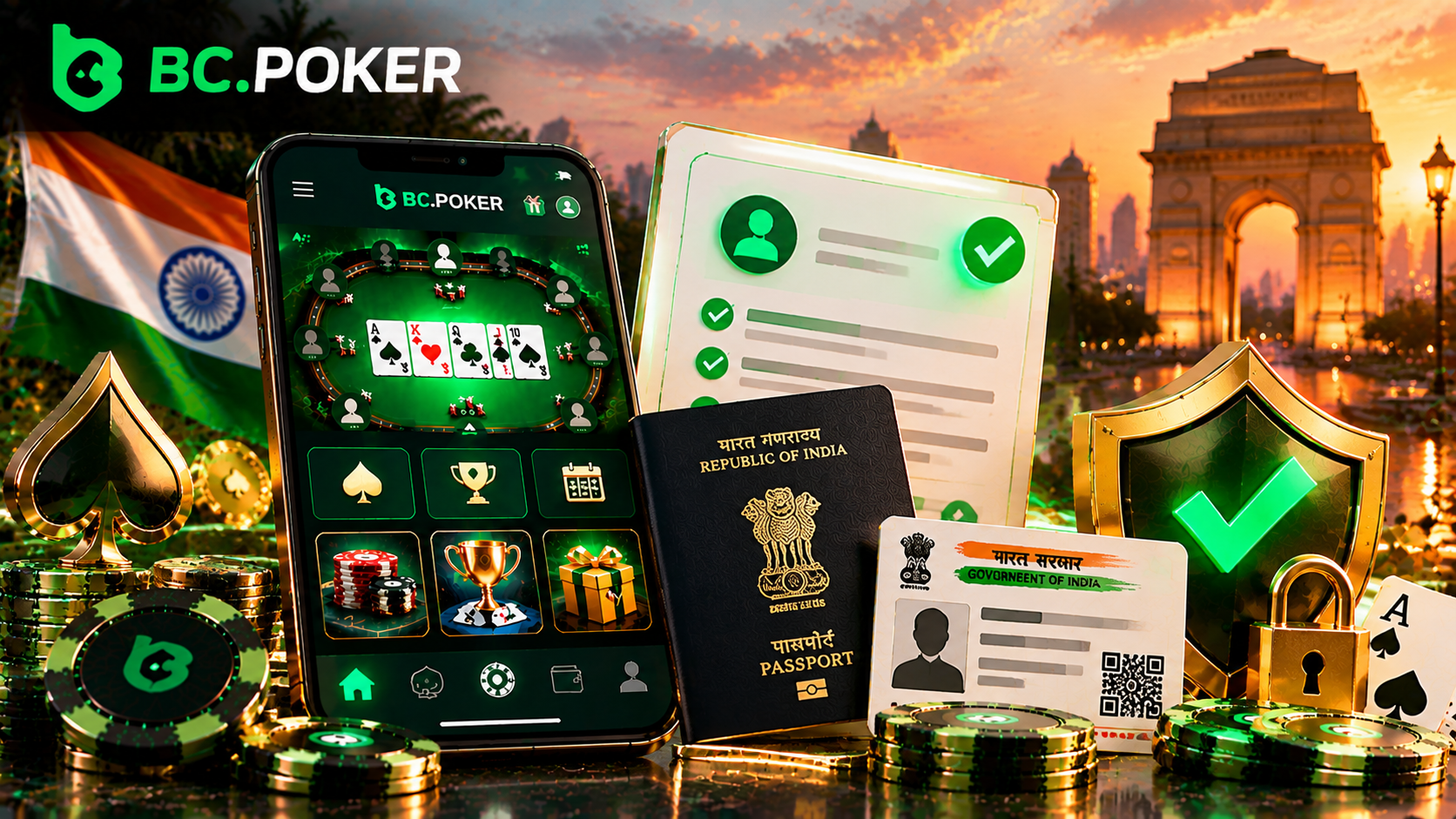 BCPoker India KYC required documents
